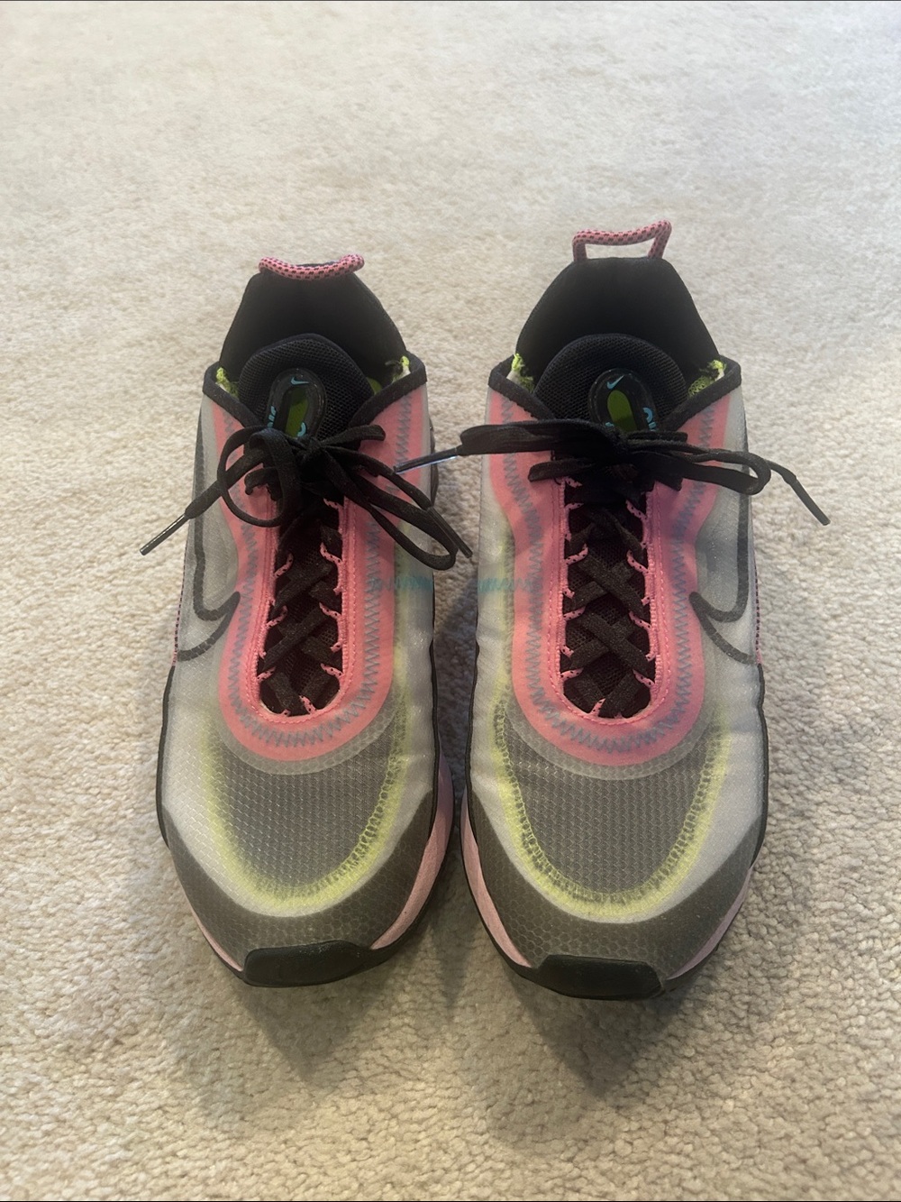 Nike Women’s Gray and Pink Athletic Running Shoes